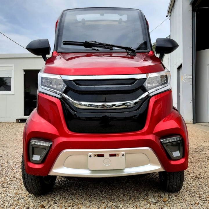 AUTO SANS PERMIS ELECTRIQUE E-PAULINE ROUGE