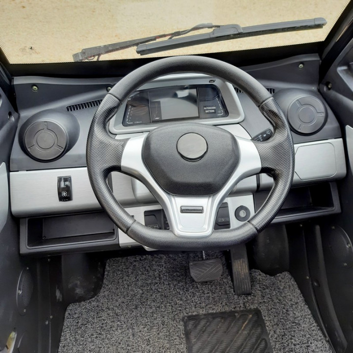 AUTO SANS PERMIS ELECTRIQUE E-PAULINE ROUGE